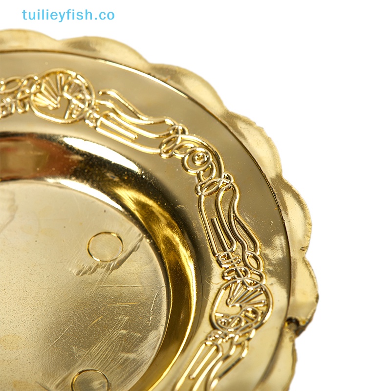 Set 10 Khay Nhựa Mini Màu Vàng / Bạc Đựng Bánh / Sushi / Trái Cây Trang Trí Nhà Cửa