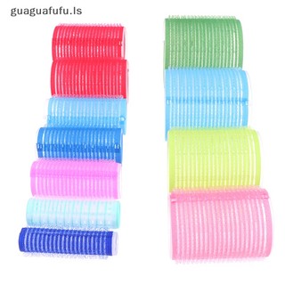 Guaguafufu hair rollers 6 cái curlers self grip holding rollers làm tóc curlers style ls