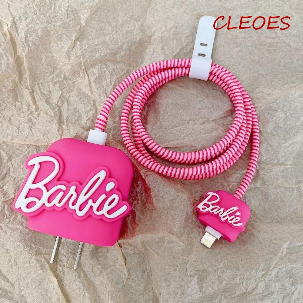 Bao bảo vệ đầu sạc cleoes, trái tim cô gái 18 / 20w, vỏ bảo vệ đầu sạc kawaii phụ kiện điện thoại di động hoạt hình dễ thương