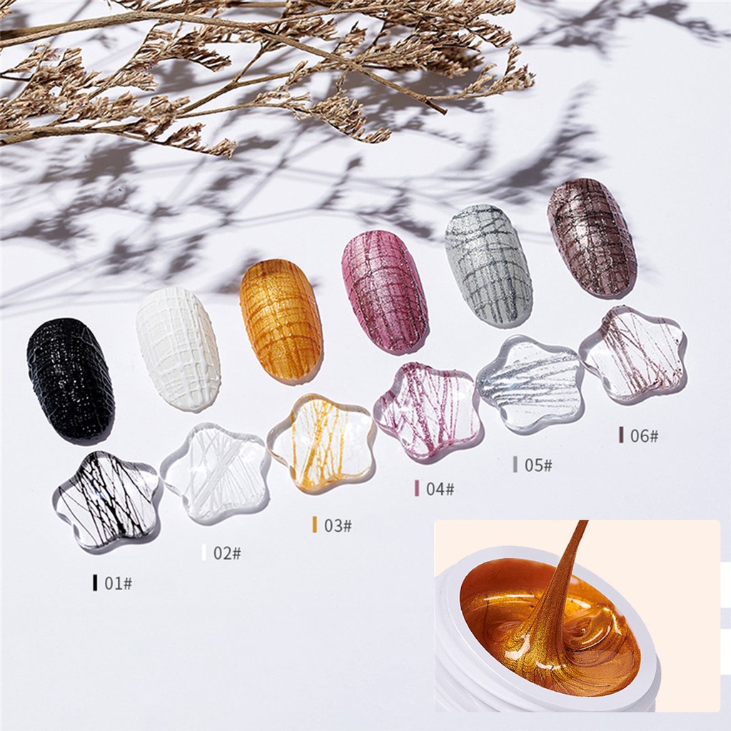 Sơn móng gel/ Bút vẽ móng ANNIES Xiejayi kéo dây platinum thiết kế móng nghệ thuật
