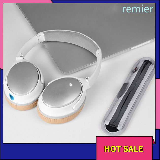 Re universal full closure tai nghe headband cover zipper đệm bảo vệ tai nghe bridge beam sleeve