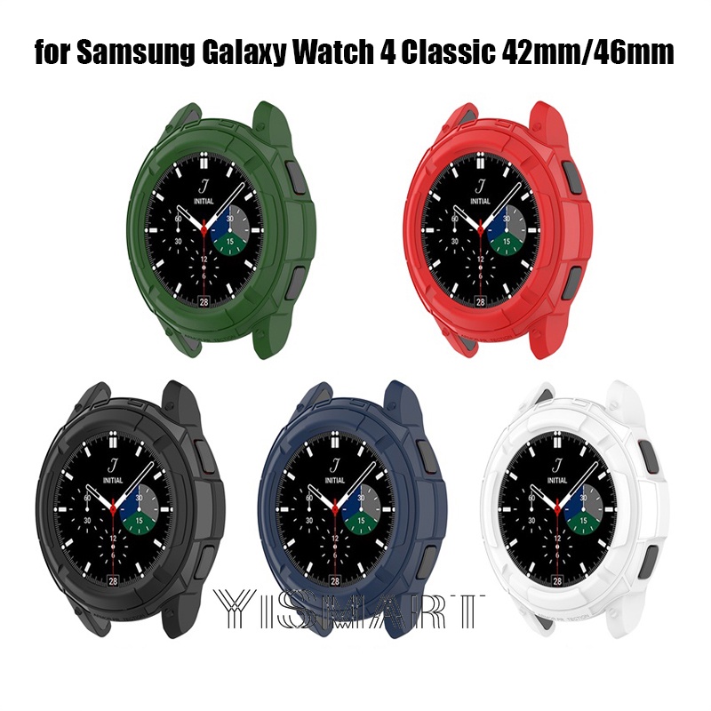 Vỏ giáp cho samsung galaxy watch 6 classic 43mm 47mm vỏ bảo vệ tpu cho galaxy watch 3 4 classic 42mm 46mm 41mm 45mm vỏ