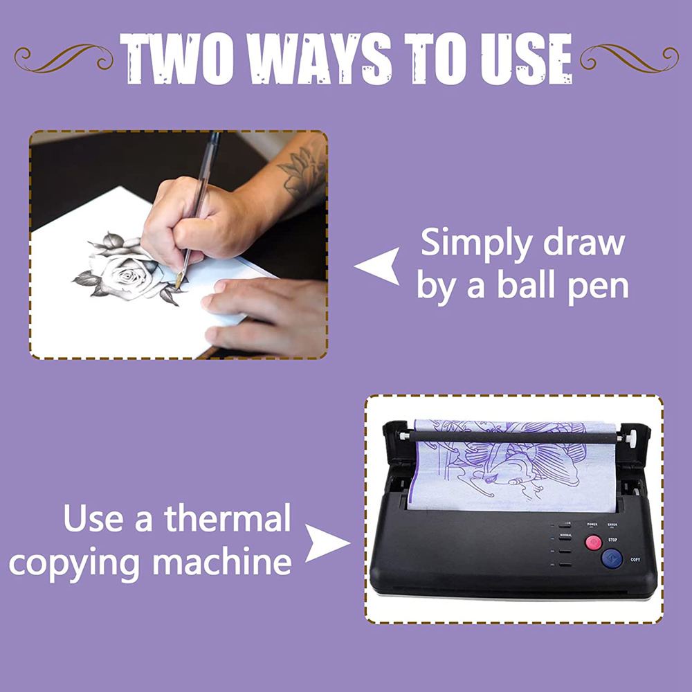 Set 20 / 30 / 50 / 100 Giấy carbon Cách Nhiệt Cho Máy In Xăm