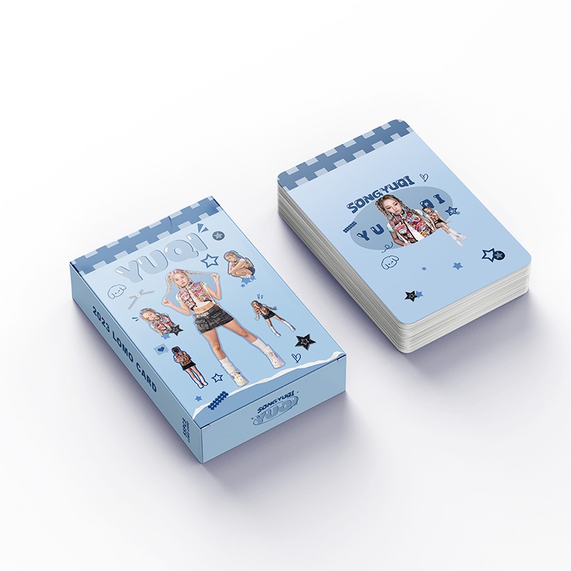 I-DLE YUQI Card Set 55 Tấm Thẻ Ảnh Kpop Lomo Card Hình Nhóm Nhạc