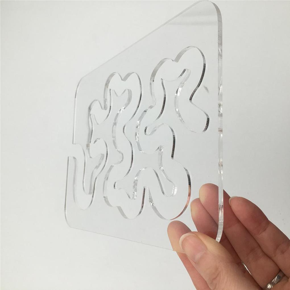 Thước Đo May Vá Thủ Công Bằng Acrylic Có Thể Tái Sử Dụng Cho Người Mới Bắt Đầu