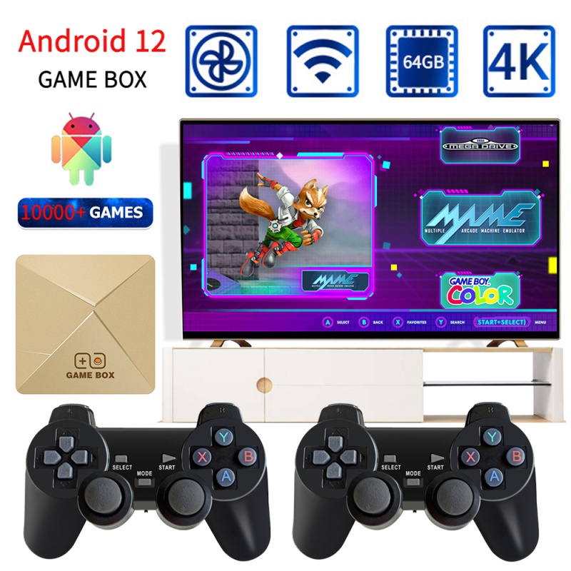 Game box game console android 10 2020 h313 hd 4k 3d 10000 trò chơi retro wifi 2.4g video game tv box hệ thống kép rạp hát tại nhà iptv woz0