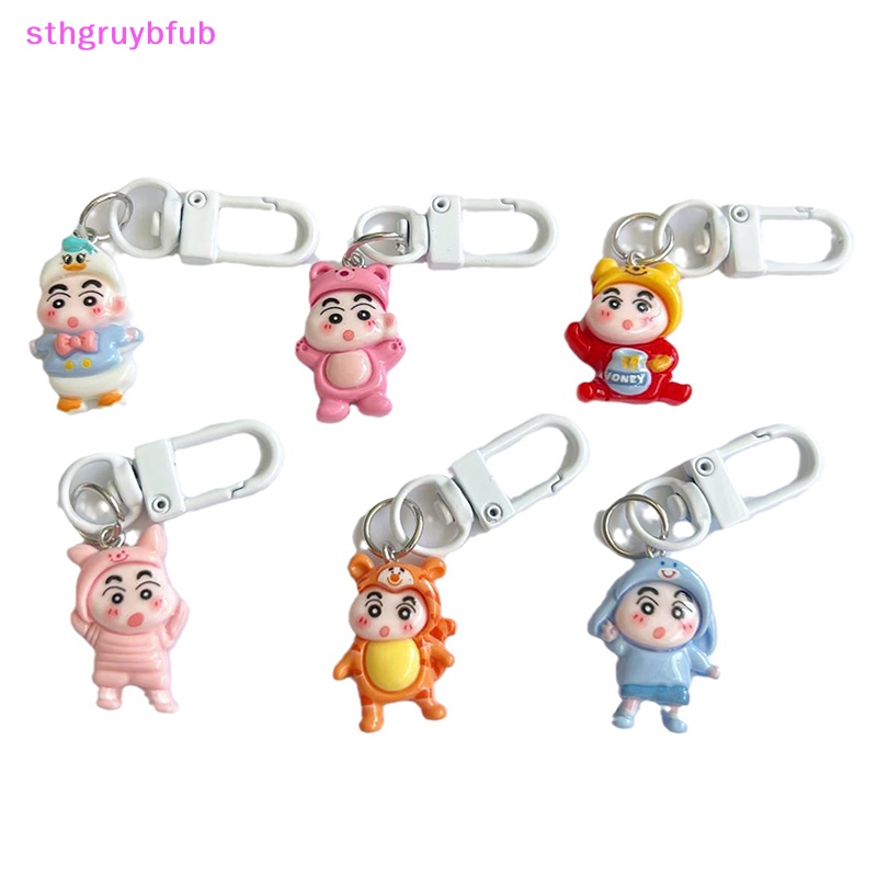 Sthb kawaii cartoon anime keychain cho bé gái người giữ chìa khóa dễ thương túi mặt dây chuyền trang trí túi trang trí phụ kiện vn