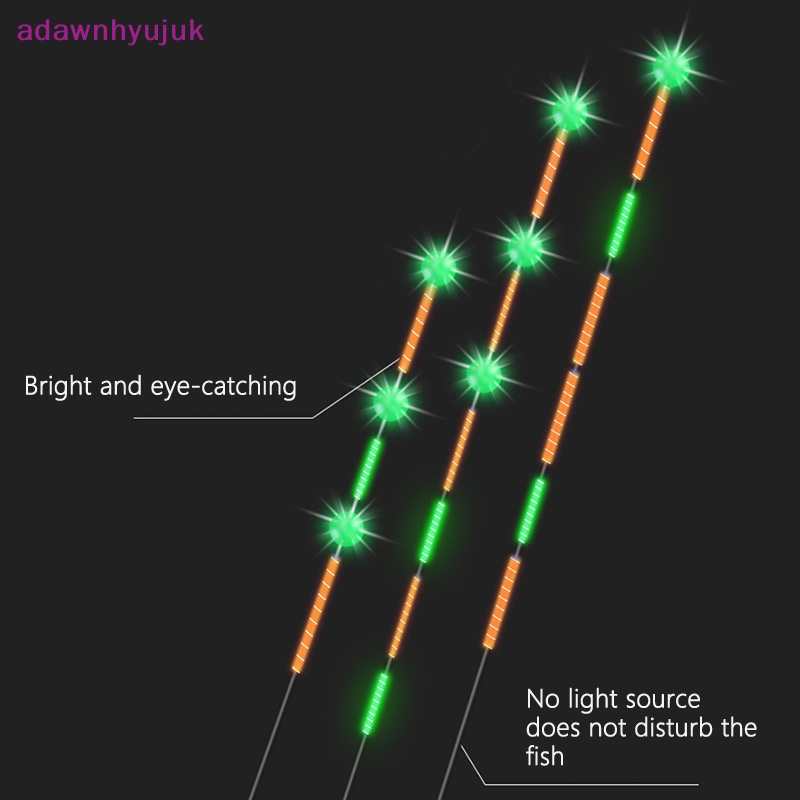 Adawnhyujuk phao câu cá thông minh cắn báo động mồi cá đèn led thay đổi màu sắc phao với vn