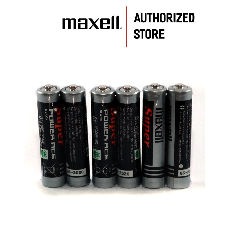 Pin Super Ace AAA vỉ 2 viên MAXELL R032P hàng chính hãng