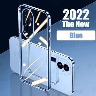 [NORVIK] Ốp Điện Thoại Trong Suốt Cho OPPO Reno 10 5G 10 Pro Plus Pro + 5G 14 13 12 12F 11F 11 Pro 5G 4G Bảo Vệ Chống Sốc Thiết Kế Mới Dễ Thương Mạ Sáng Tạo Bìa Mềm JD001
