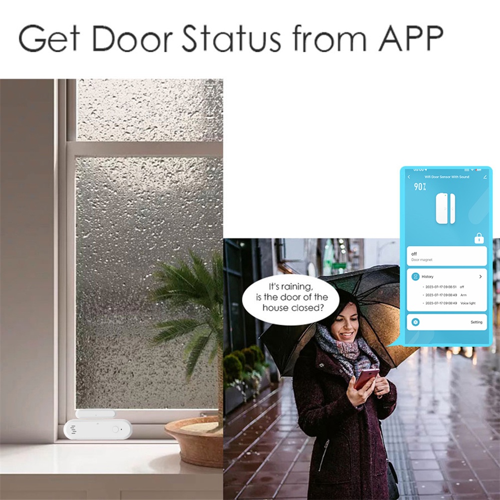 Băng Cửa wifi graffiti Có Thể audible Và Báo Động Quan Sát