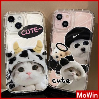 Ốp lưng iPhone 14 Pro Max Ốp Lưng iPhone Water Ripple Clear Case TPU Mềm Trong Suốt Chống Sốc Mèo Dễ Thương Chú Chó Mát Mẻ Tương thích với iPhone 13 Pro max 12 Pro Max 11 XR XS max 7 8Plus