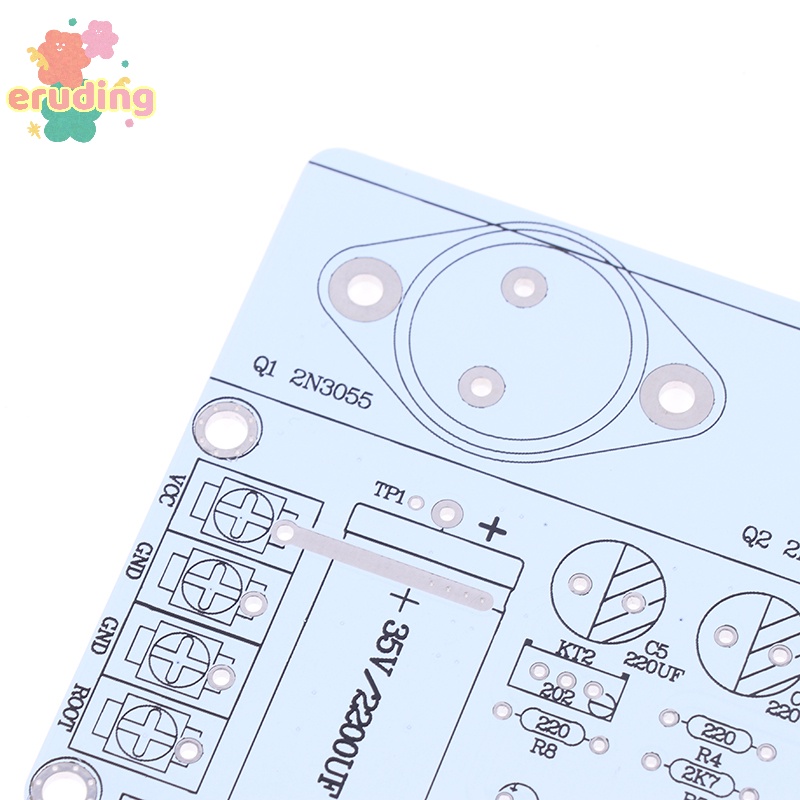 Bảng mạch khuếch đại âm thanh classic hood 1969 pcb hai kênh hifi class a power amp