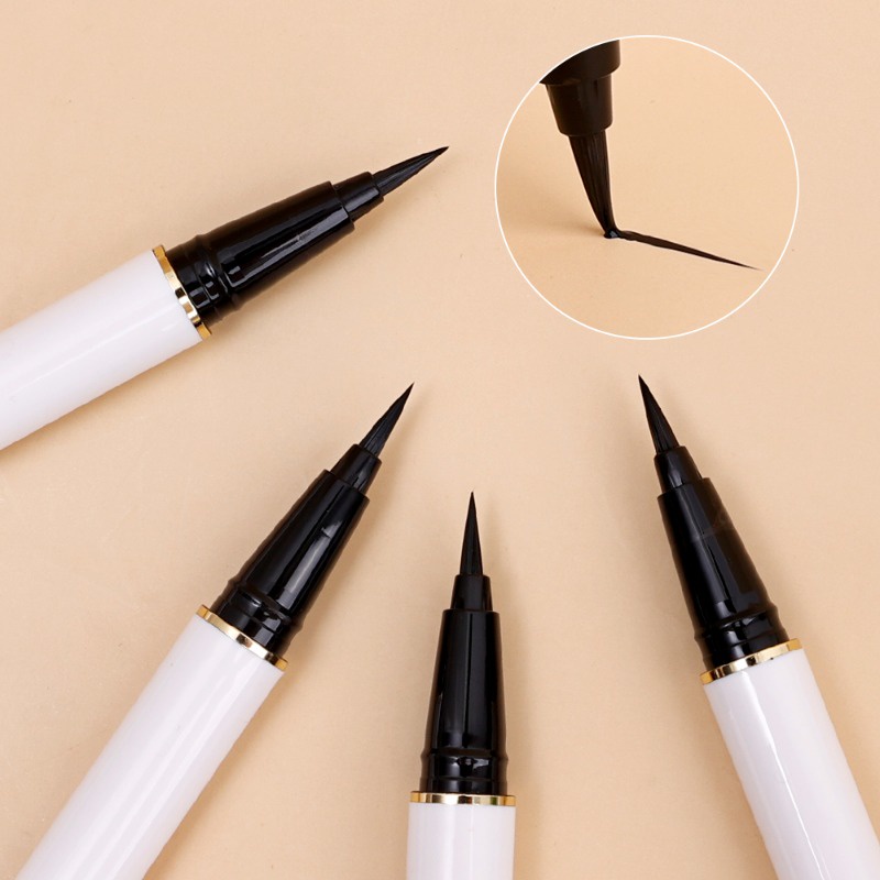 Women quick drying sweat-proof liquid eyeliner pencil / long lasting smooth natural eye liner trang điểm làm đẹp