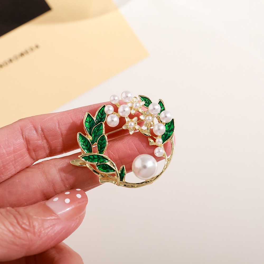 Trâm Cài Áo Hình Cây Tre Và Hoa Oải Hương Thời Trang Cao Cấp Dễ Phối Đồ Cho Nữ