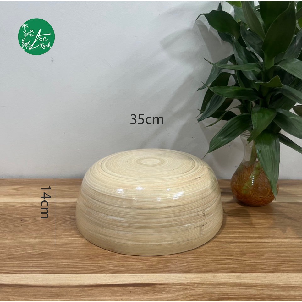 Chậu tre 💥 HÀNG LOẠI 1 💥 Chậu ngâm chân nails, spa dưỡng sinh bằng tre đủ size D35H14,D30H10,D25H9,D20H8,D16H6,5