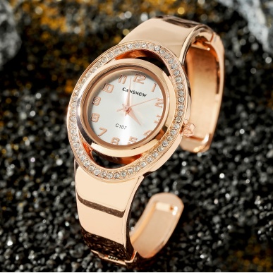 Cansnow ladies elegant quartz watch đồng hồ đeo tay vàng sang trọng