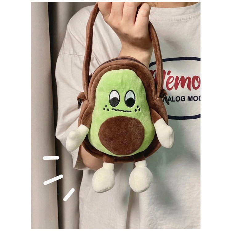 Túi búp bê bơ nữ túi đeo vai cầm tay sang trọng túi đeo chéo búp bê hoạt hình nhật bản