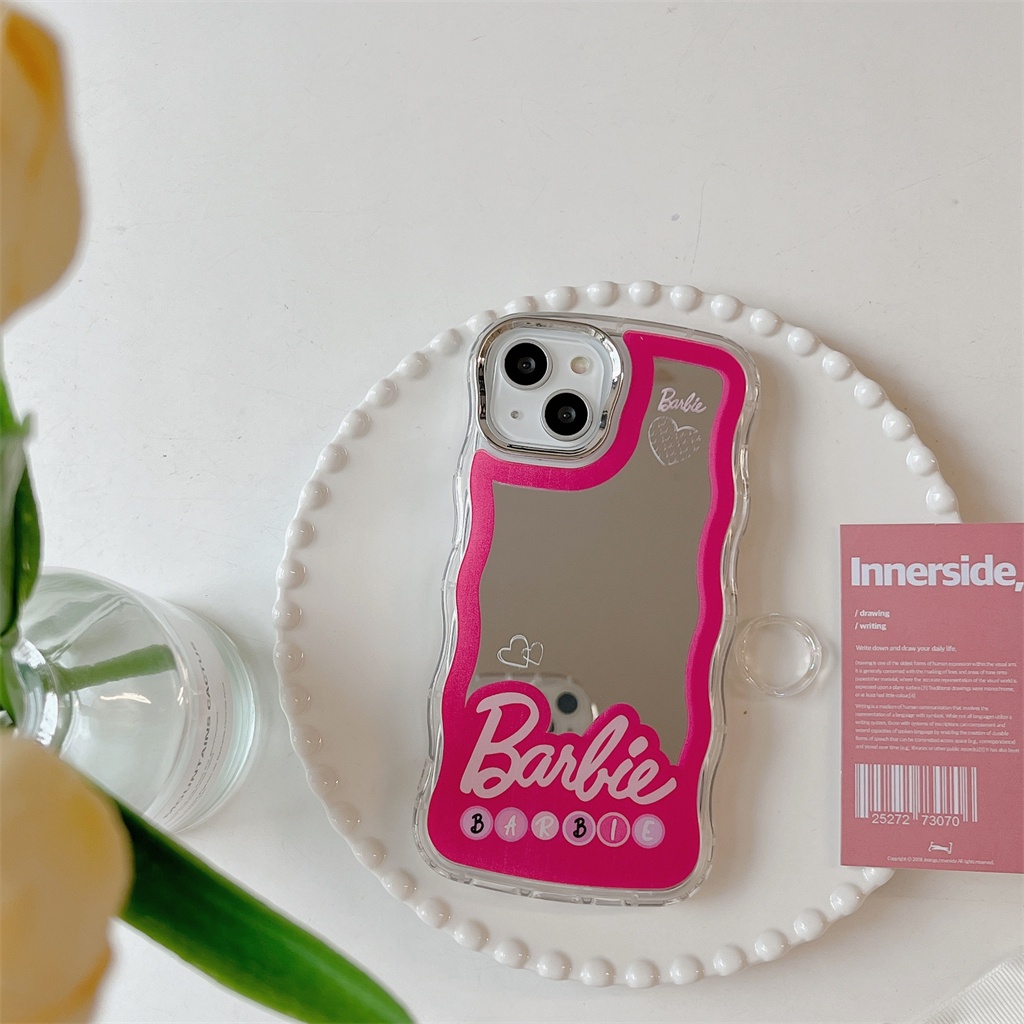 Barbie mirror wave border case iphone tương thích với iphone 11 11 11 pro max