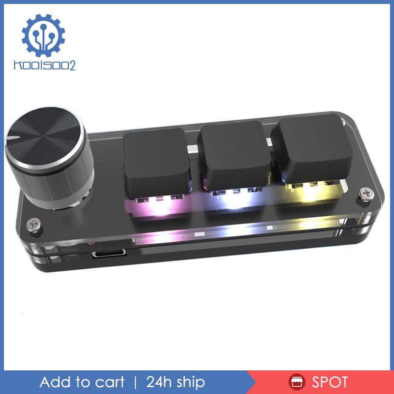 Bộ phận nâng cấp bàn phím bàn phím tiêu chuẩn rgb với núm lập trình osu vẽ chơi game