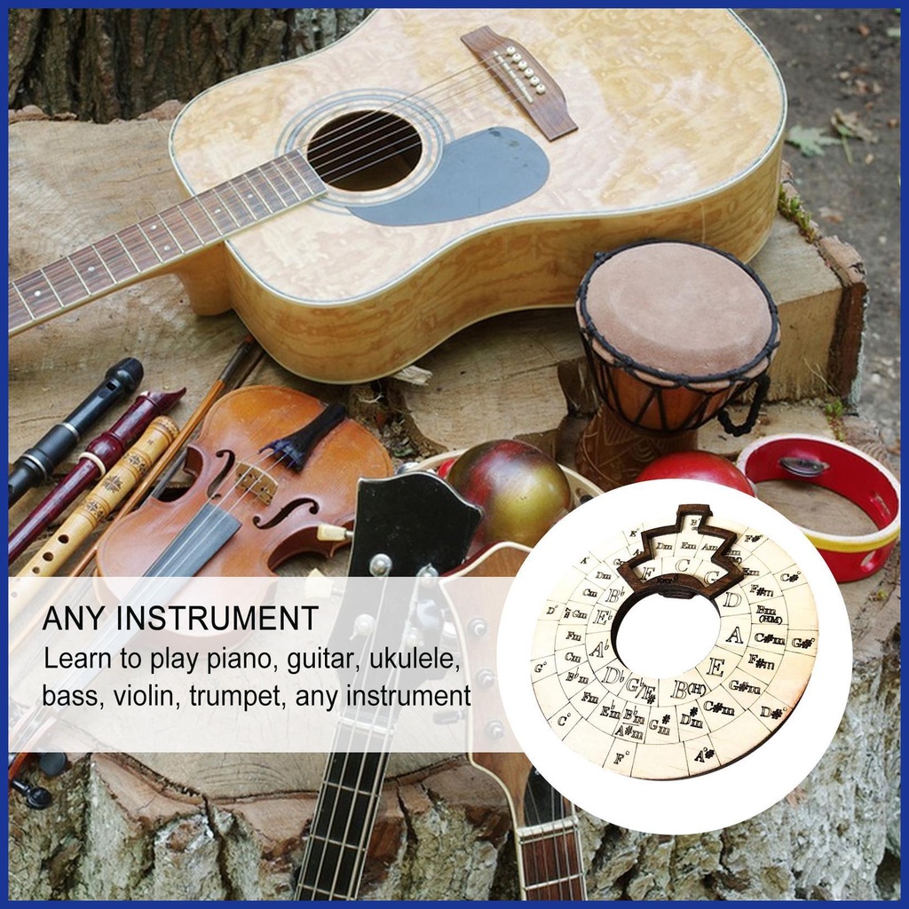 Circle of fifths chord wheel công cụ âm nhạc bằng gỗ vòng tròn mở rộng khả năng chơi của bạn viết bài hát và âm nhạc aiavn aiavn