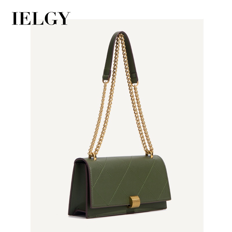 IELGY women's chain bag niche design one-shoulder underarm messenger bag