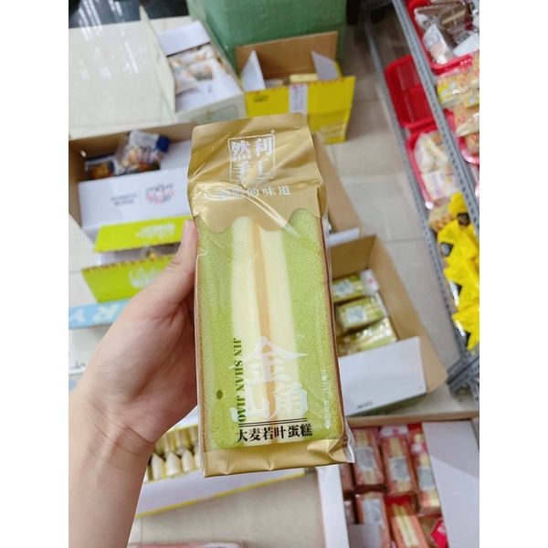 Bánh Bông Lan Tam Giác Nhiên Lợi vị Trà Xanh