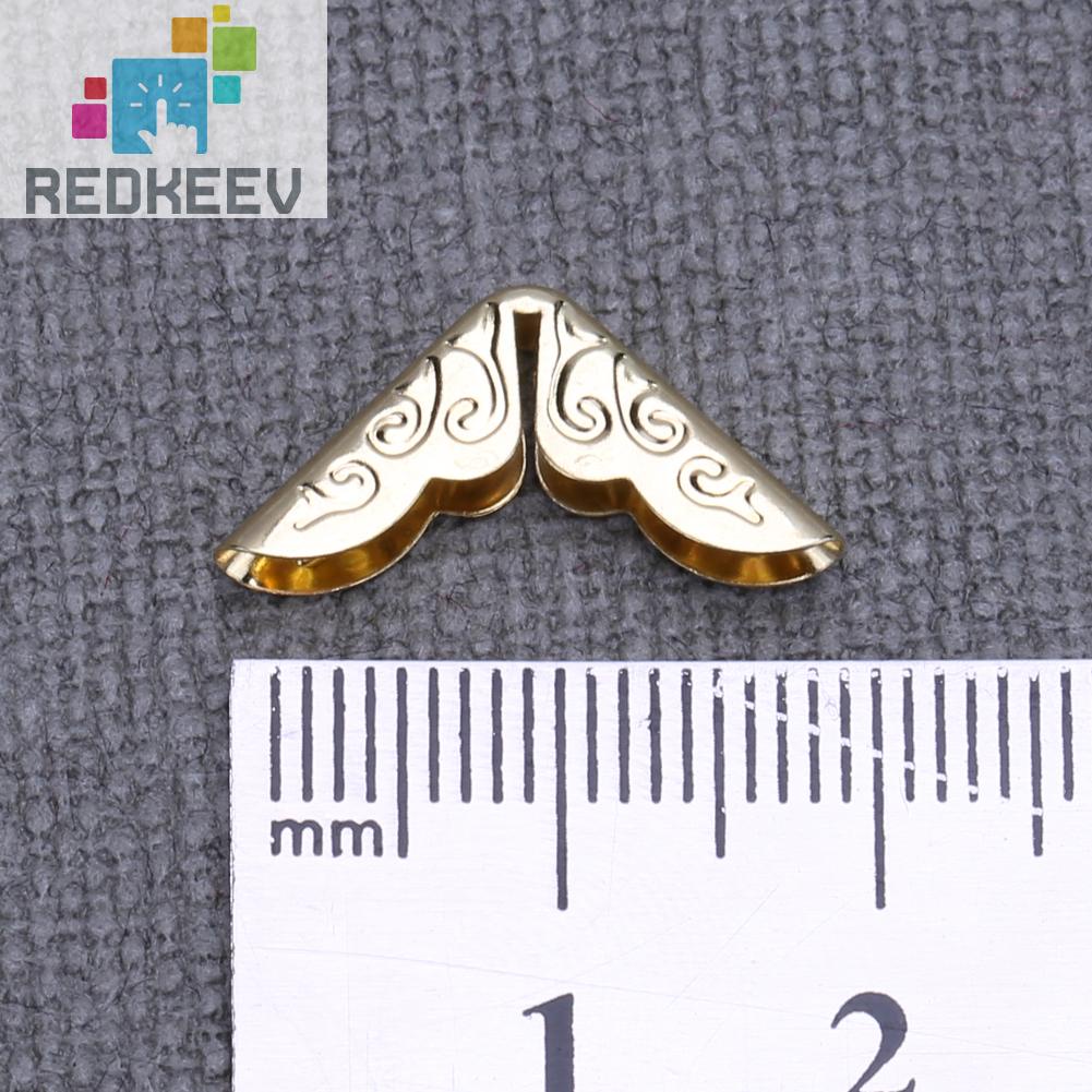 100 cái tone scrapbooking albums bảo vệ góc thẻ tệp menu sách kim loại