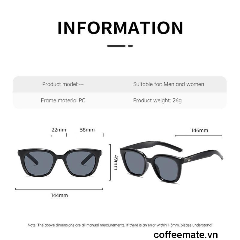 ⚡Kính Mát Tròng Vuông Y2K Chống Tia UV Phong Cách Punk Hàn Quốc Thời Trang Cho Nam Và Nữ