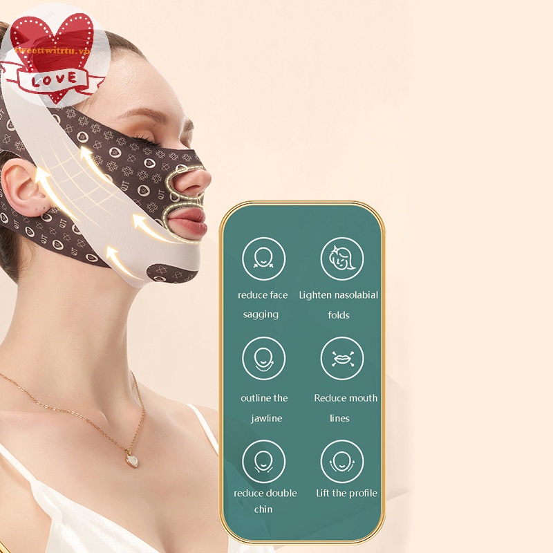 Trwitu thoáng khí v face cheek lift up band mặt nạ mỏng giảm đôi cằm công cụ chăm sóc da mặt face lifg tapes vn