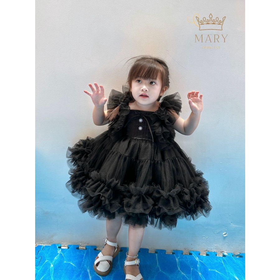 Váy công chúa đầm công chúa bé gái cánh tiên tầng bèo nhiều màu MARY PRINCESS