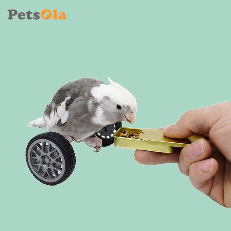 Petsola đồ chơi thăng bằng con vẹt trượt băng nhỏ đồ chơi trên bàn đồ chơi giáo dục trí tuệ đồ chơi con vẹt cho lovebird cockatiels