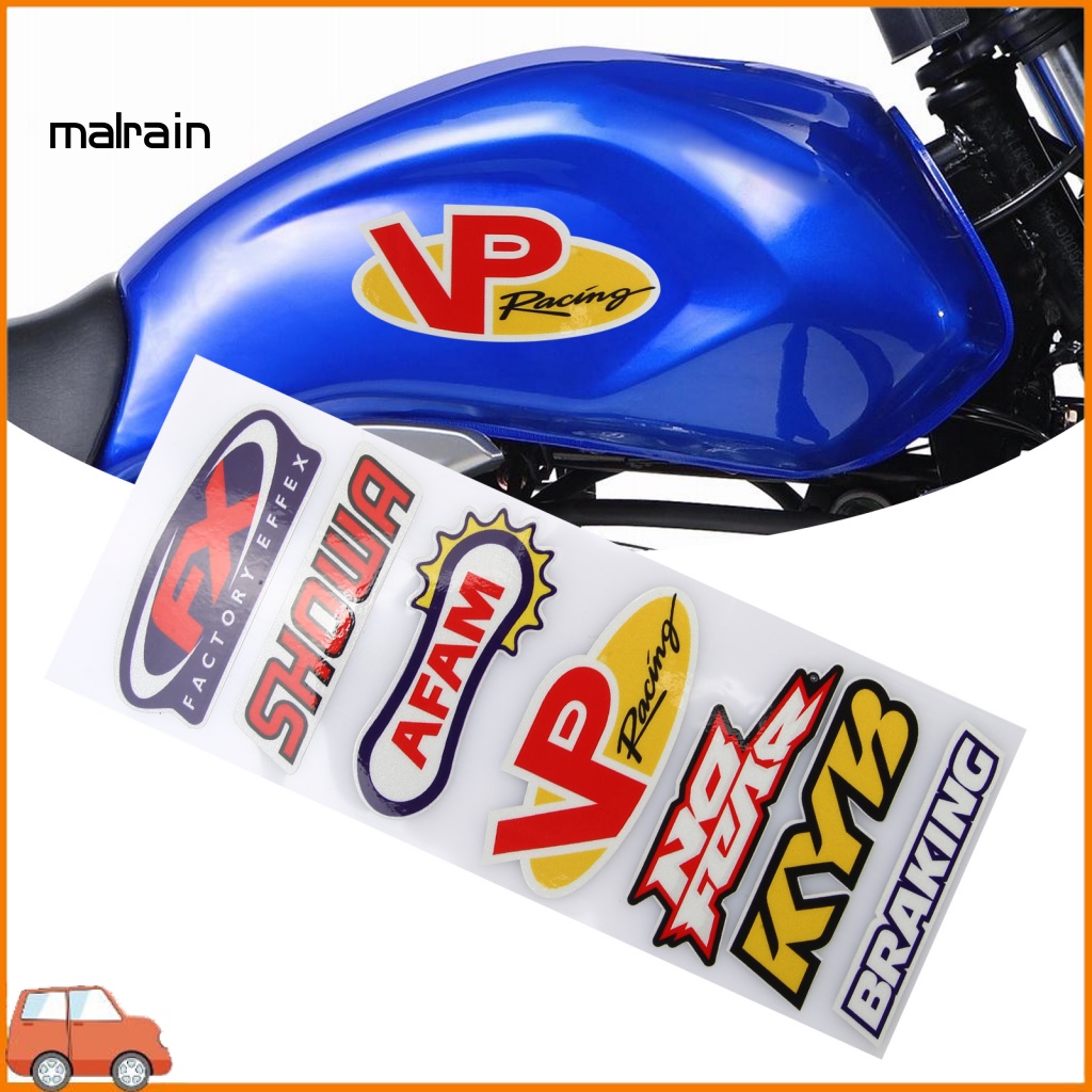 Bộ 5 Miếng Dán Trang Trí Xe Mô Tô Dễ Tháo Gỡ DIY