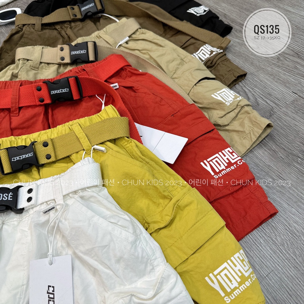 QS135 - QUẦN short túi hộp YIQHCP Summer.Co cho Bé
