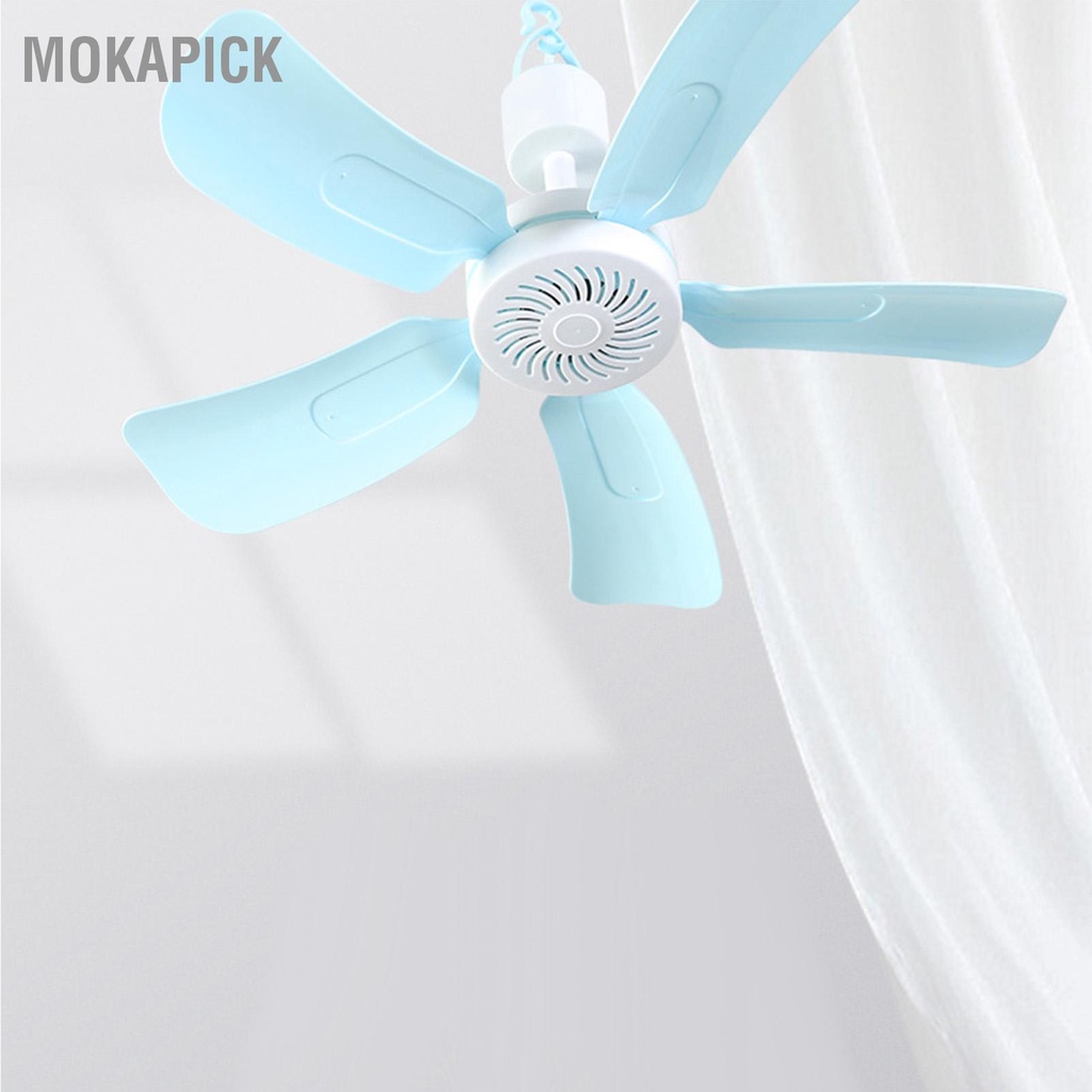 Mokapick Quạt trần 5 cánh 3 mét Dây treo tường bằng nhựa Độ ồn thấp cho văn phòng tại nhà