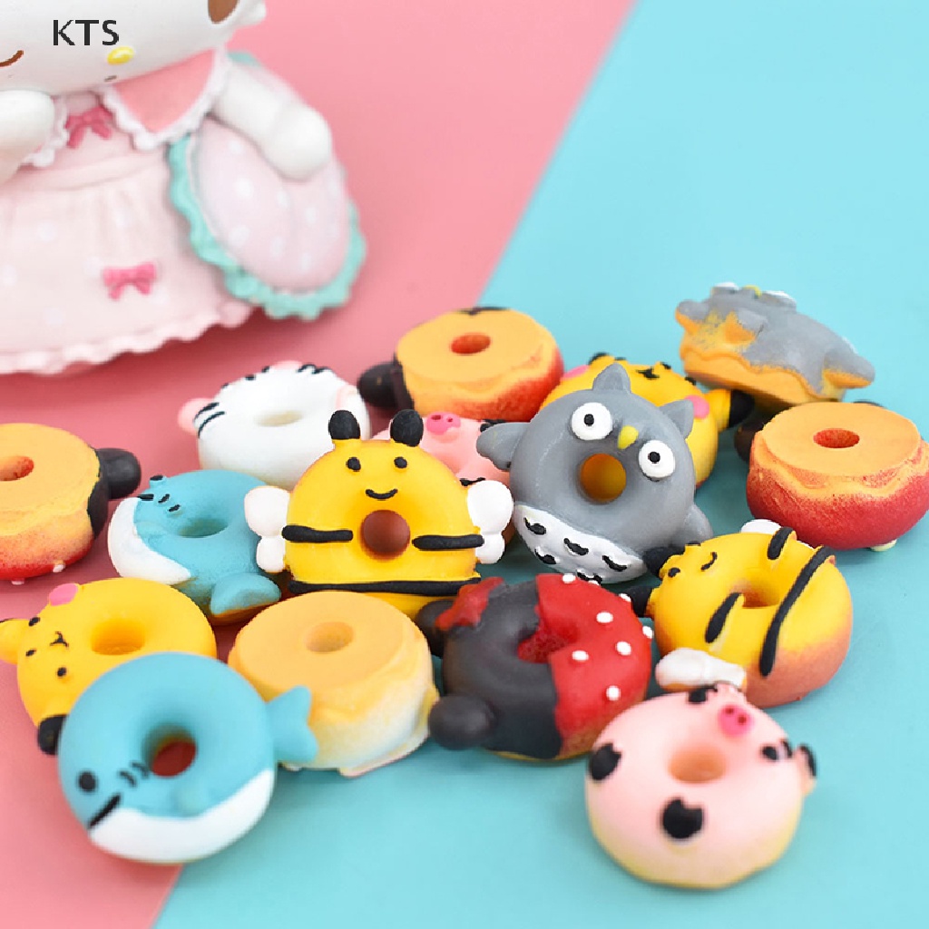 Set 5 Mô Hình Bánh Donut Dễ Thương Dùng Để Trang Trí Nhà Búp Bê