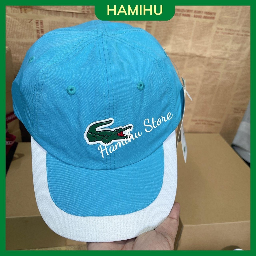 Nón LACOSTE chất vải dù mát, hình thật, có 5 màu lựa chọn xanh lá/xanh mint/trắng/xanh đen/ đỏ phù hợp cho cả nam và nữ