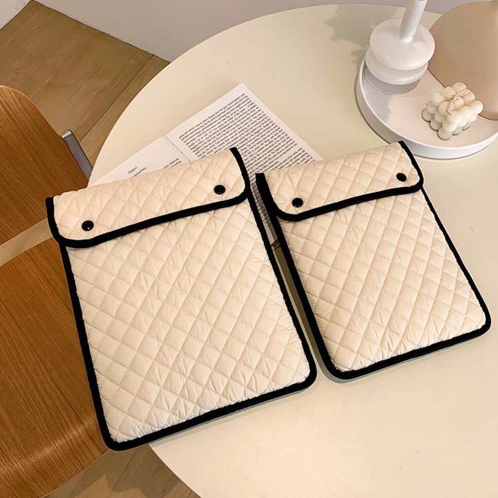 Túi Đựng Bảo Vệ ipad 36.6cm 43.3cm Chất Liệu Cotton Thêu Họa Tiết Đính Đá Xinh Xắn