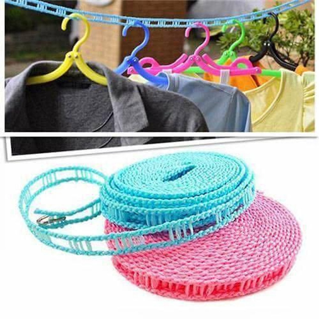 5M DÂY PHƠI ĐỒ THÔNG MINH CÓ LỖ GẮN MÓC ĐỂ PHƠI - CỰC TIỆN LỢI - DÂY PHƠI CHẮC CHẮN SIÊU BỀN