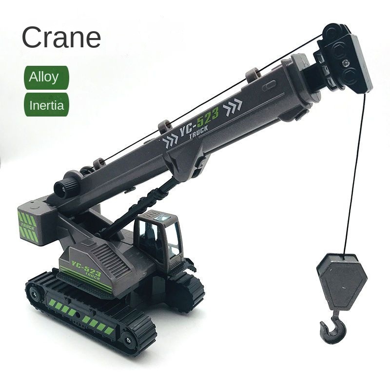 Mô Hình Xe Cần Cẩu Đồ Chơi Bằng Hợp Kim Cho Bé