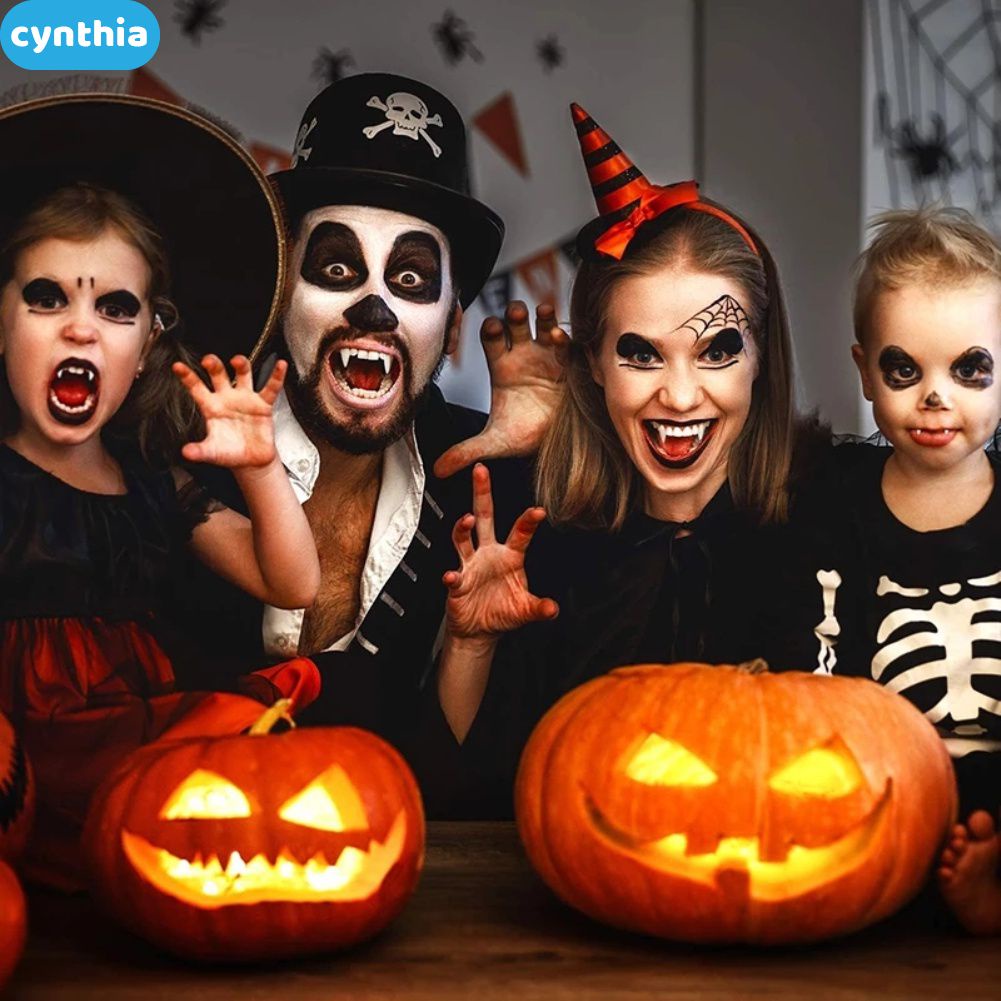 1 Cặp Trang Phục Dự Tiệc Răng Ma Cà Rồng Halloween Răng Nanh Hóa Trang Răng Nanh Giả Răng Nanh Nhựa Đạo Cụ Răng Giả Có Keo Đặc Cyn