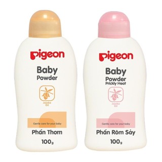 Phấn Rôm Và Phấn Thơm Pigeon hỗ trợ ngăn ngừa rôm sảy cho bé Loại 100g