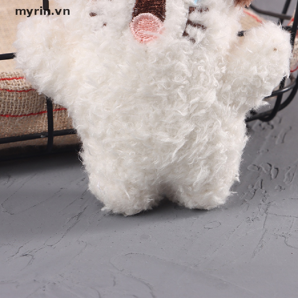 Móc Khóa Thỏ Nhồi Bông 9 * 10cm Trang Trí Túi Xách