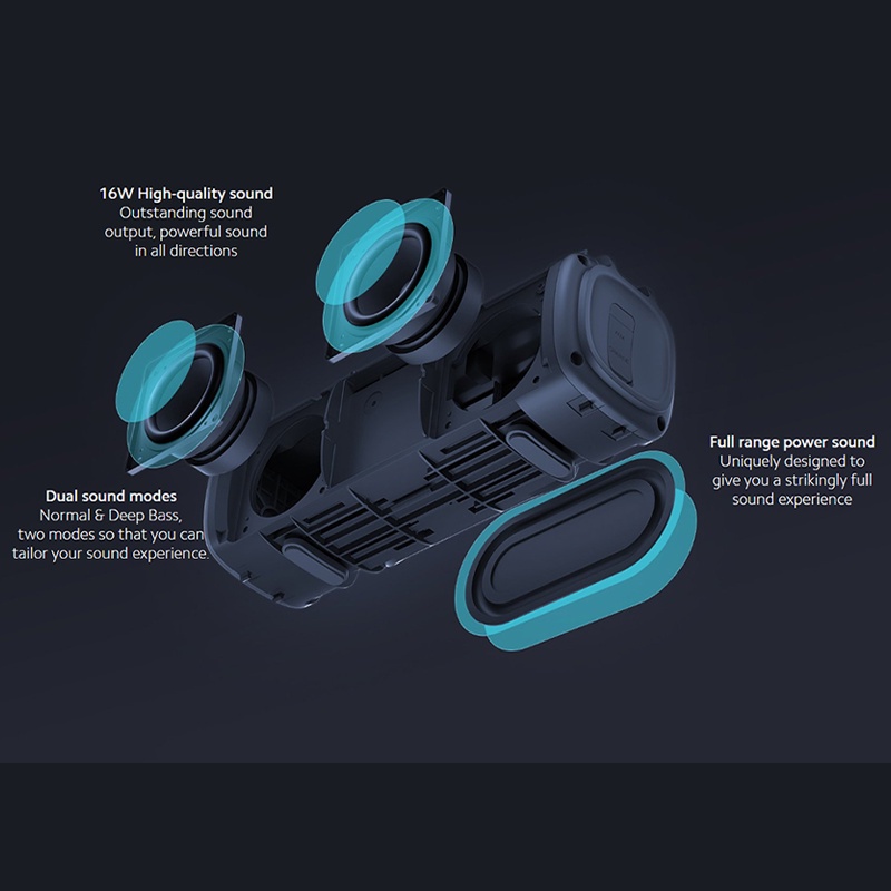 Loa Xiaomi Mi Portable Bluetooth Speaker (16W) | Kết nối Bluetooth 5.0 | Chống nước chuẩn IPx7 - Bảo hành 12 tháng