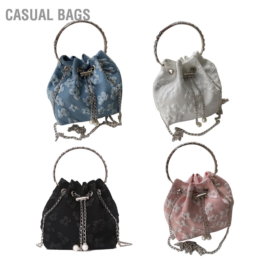 Có hàng sẵn Túi Xách Giả Da Họa Tiết Hoa Thời Trang Nữ Tính