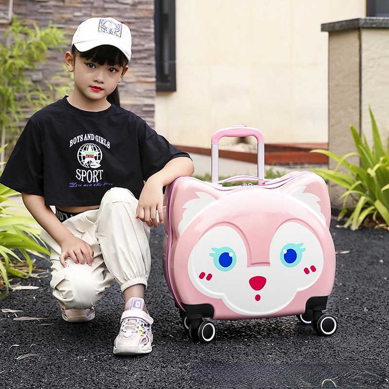 Vali Kéo Cỡ Lớn Họa Tiết Hoạt Hình Dễ Thương Cho Bé