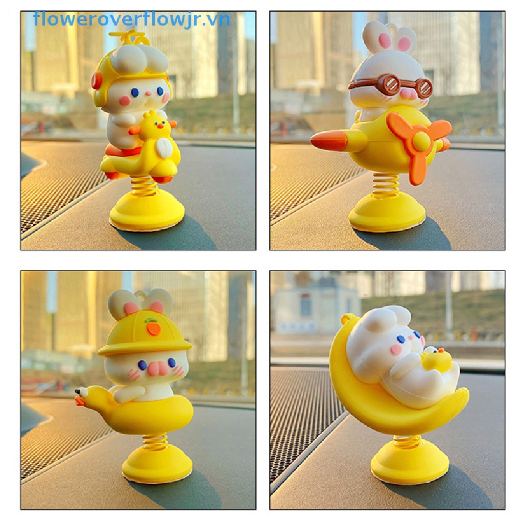 Lò Xo Lắc Đầu Hình Động Vật Dễ Thương Trang Trí Nội Thất Xe Hơi