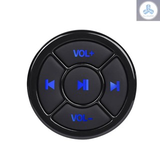 Wireless Media Button BT5.0 Remote Control Car Steering Wheel Remote Controller for Music Play Selfie Compatible with Android iOS Devices