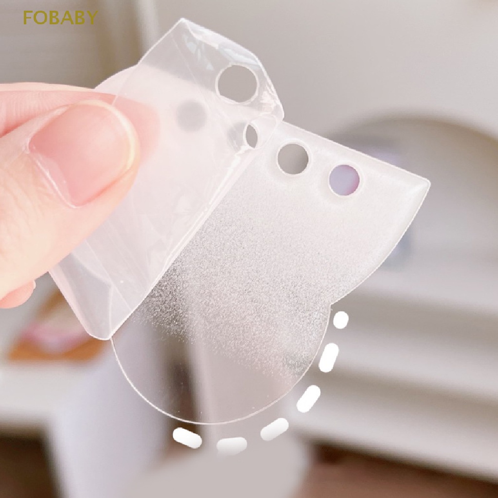 Móc Chìa Khóa Bằng Acrylic Trong Suốt Hình Đĩa Nhỏ Hoạt Hình Sáng Tạo DIY