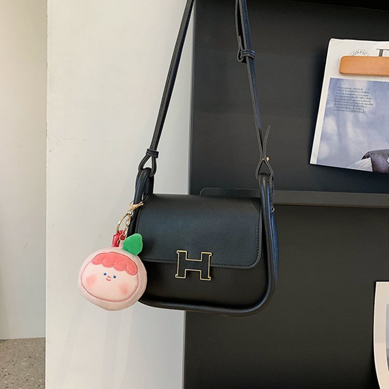 Túi Đeo Chéo Một Bên Vai Hình Vuông Nhỏ Màu Trơn Phong Cách Hàn Quốc Ngọt Ngào Dễ Phối Đồ Cho Nữ